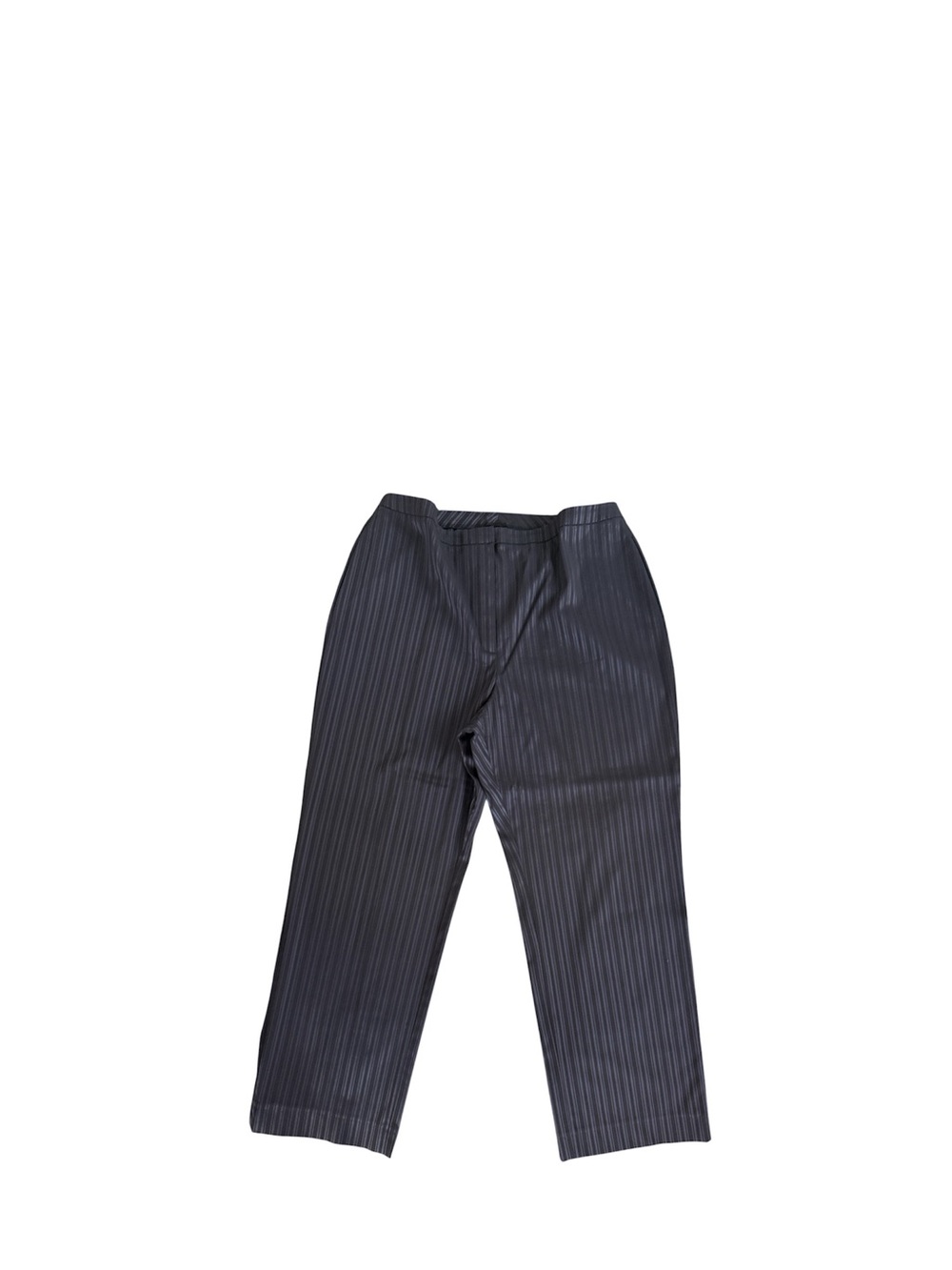 Women's Navy Pinstripe Trousers